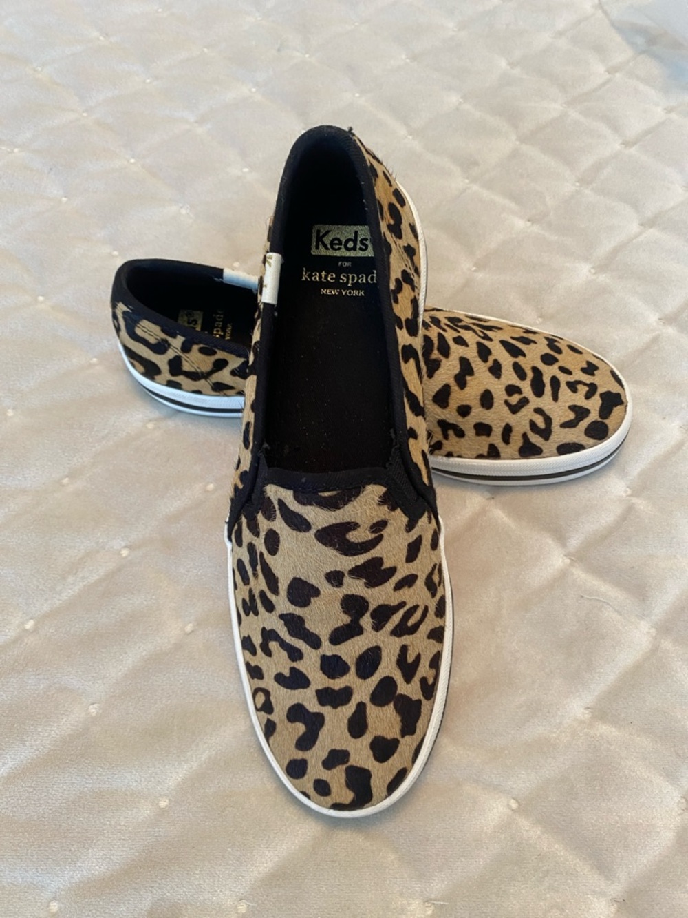 Keds -kate spade New york animal print ladies size 6.5 Us